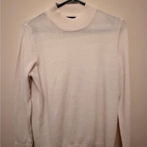 White Turtleneck Sweater
